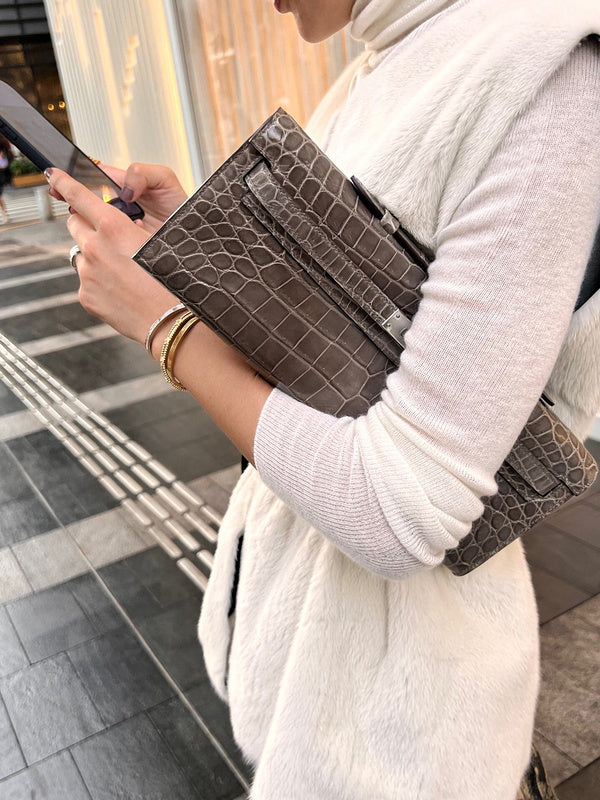 Sophisticated handbag styled for everyday wear