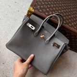  top-handle bag close-up of hardware and finish