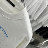 Full styled look of Louis Vuitton luxury clothing with tailored silhouette