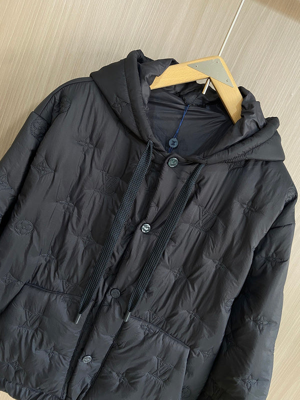 Full styled look of Louis Vuitton luxury clothing with contemporary cut