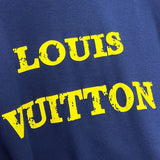 Flat lay presentation of Louis Vuitton luxury clothing with streetwear-inspired cut