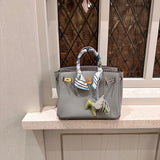 Close-up detail of sleek bag design