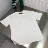 Front view of Louis Vuitton cotton t-shirt with logo-detail design