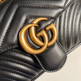 Back view of refined polished women's handbag – women's luxury accessory