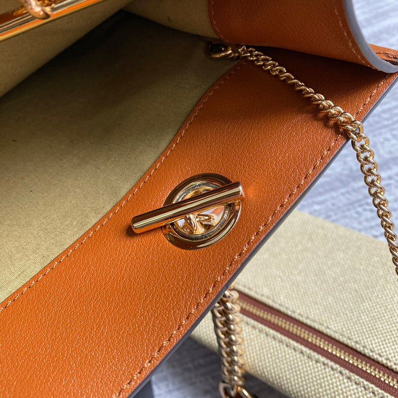 Close-up detail of classic structured women's handbag – women's premium purse