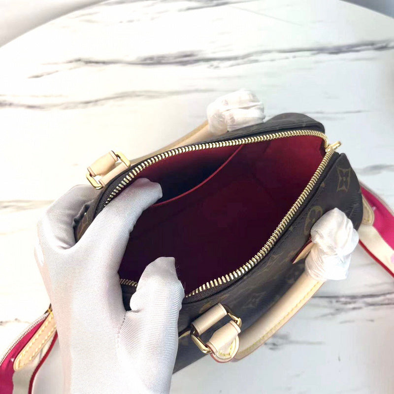 Interior view of everyday-luxe refined women's handbag – women's designer-style accessory