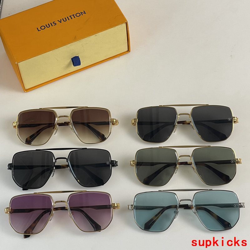 Lifestyle view of Louis Vuitton unisex sunglasses