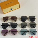 Lifestyle view of Louis Vuitton unisex sunglasses