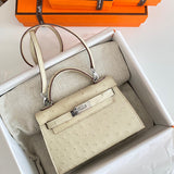 Close-up detail of sophisticated bag design