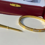 Front view of Cartier unisex jewelry piece