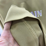 Close-up of Balmain designer clothing craftsmanship