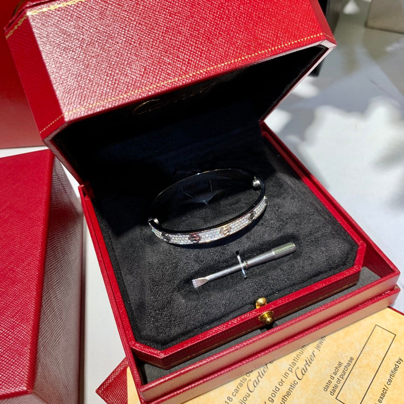 Front view of Cartier unisex jewelry piece