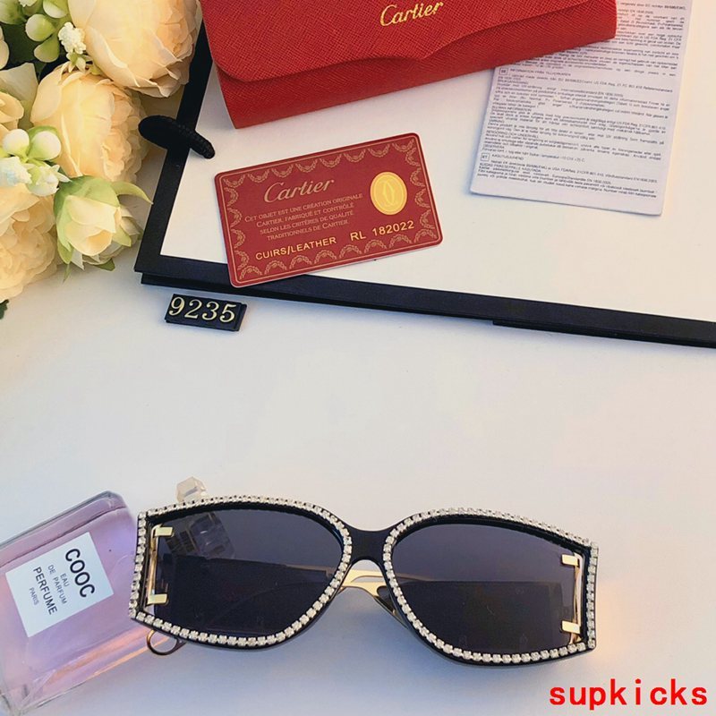 Lifestyle view of Cartier unisex sunglasses