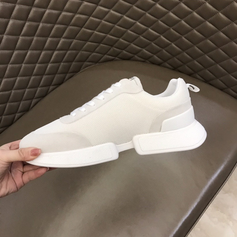 Hermès Camel High-Top Sneakers - Detail Shot of Craftsmanship