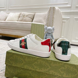 Gucci sneakers detailed view showing premium designer craftsmanship