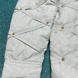 Back view of Louis Vuitton luxury clothing with contemporary cut