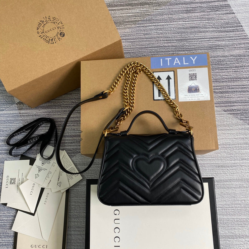 Front view of chic polished women's handbag – women's designer-style accessory