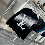 Side profile of Louis Vuitton luxury clothing with relaxed-fit cut