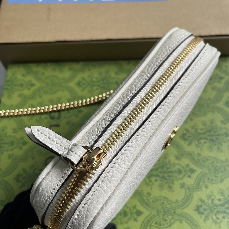 Back view of structured polished women's handbag – women's statement bag