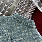 Side profile of Louis Vuitton luxury clothing with everyday silhouette