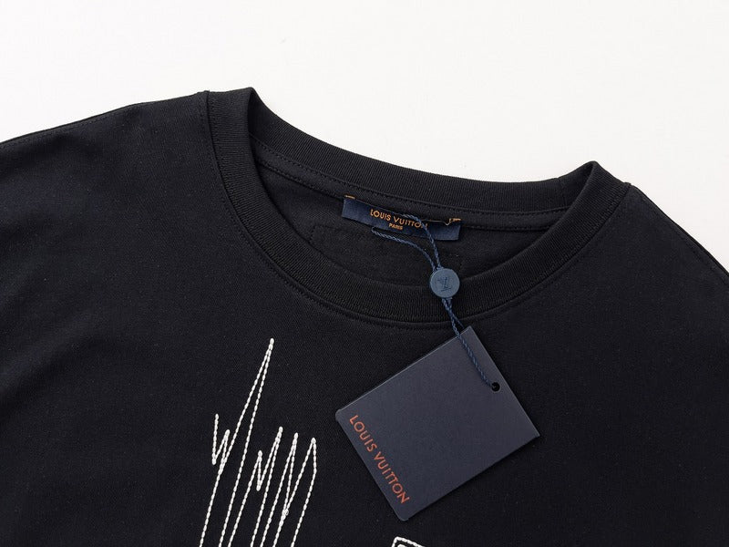 Back view of Louis Vuitton cotton t-shirt with everyday silhouette