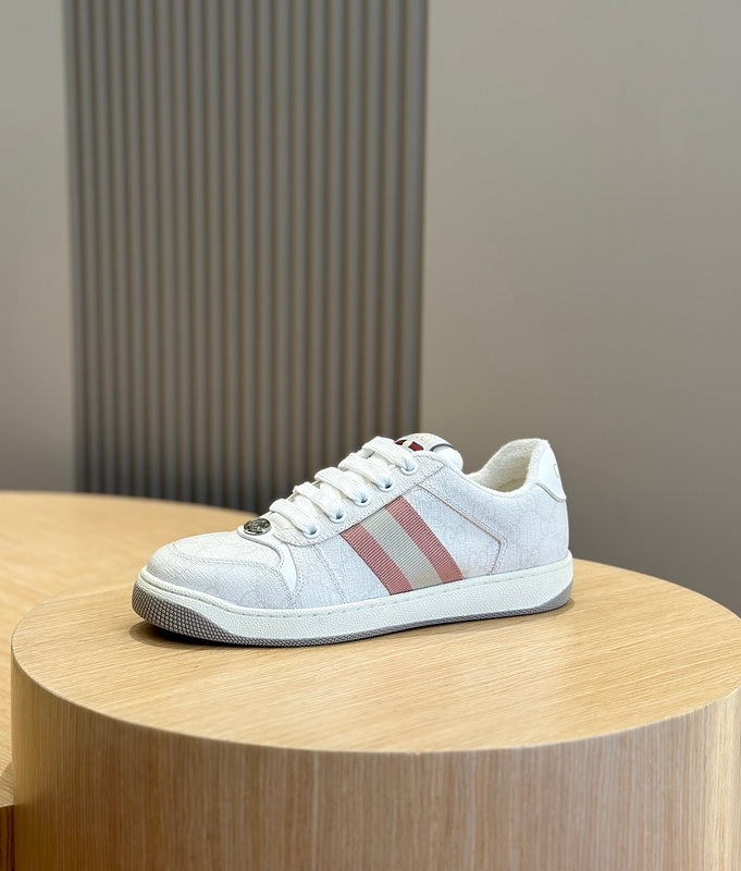 Gucci fresh white-and-black luxury sneakers view 7 minimalist modern build