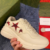 Gucci sneakers detailed view showing premium designer craftsmanship
