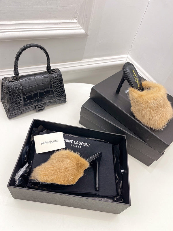 Saint Laurent luxury shoes back view — premium authentic designer style