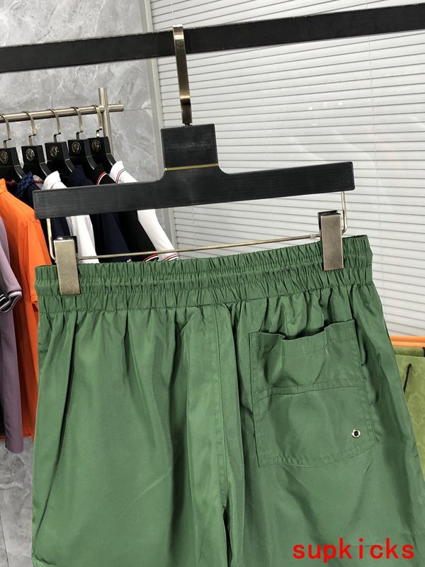Front view of Rhude luxury clothing with label-forward styling