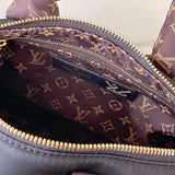 Front view of refined premium women's handbag – women's statement bag