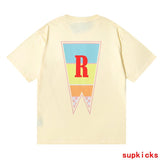 Back view of Rhude luxury clothing with runway-inspired design