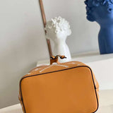 Close-up detail of structured polished women's handbag – women's everyday handbag