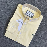 Back view of Lacoste luxury clothing with logo-detail design