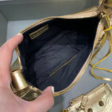Elegant Faux Leather Handbag - Polished Finish | Women's Fashion Handbag #383 - styled full view (image 7) of designer-inspired handbag
