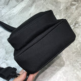 Contemporary Vegan Leather Handbag - Smooth Faux-Leather Exterior | Women's Designer-Inspired Purse #1068 - back view (image 4) of designer-inspired handbag