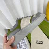 Gucci stone beige luxury sneakers view 8 chunky sole construction