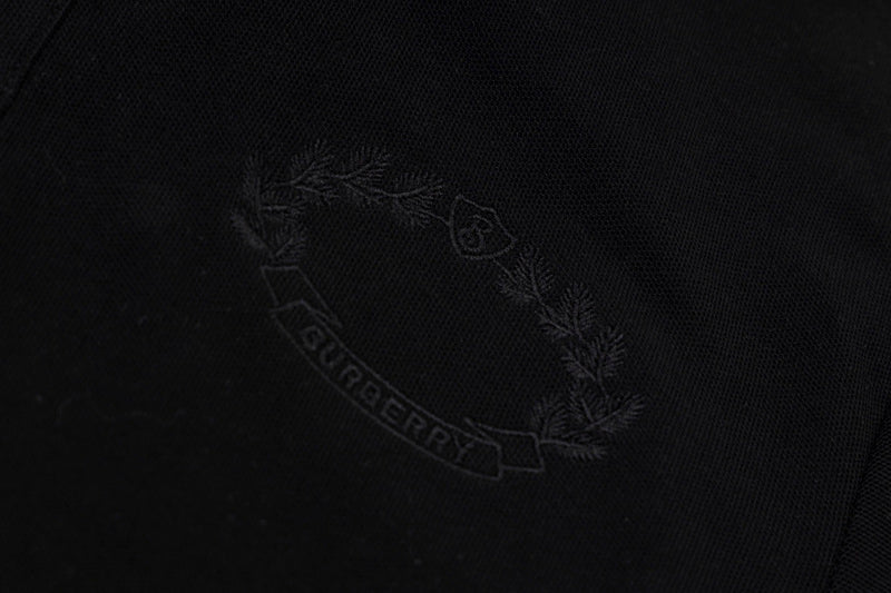 Full styled look of Polo cotton polo shirt with monogram-inspired silhouette