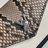 Interior view of premium refined women's handbag – women's statement bag