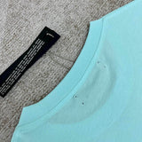 Close-up of Amiri t-shirt craftsmanship