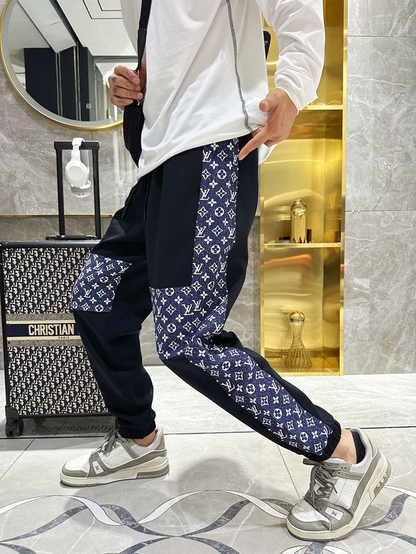 Front view of Louis Vuitton luxury clothing with contemporary cut