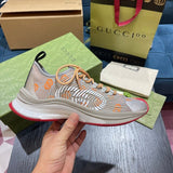Gucci classic monochrome luxury sneakers view 6 low-top design