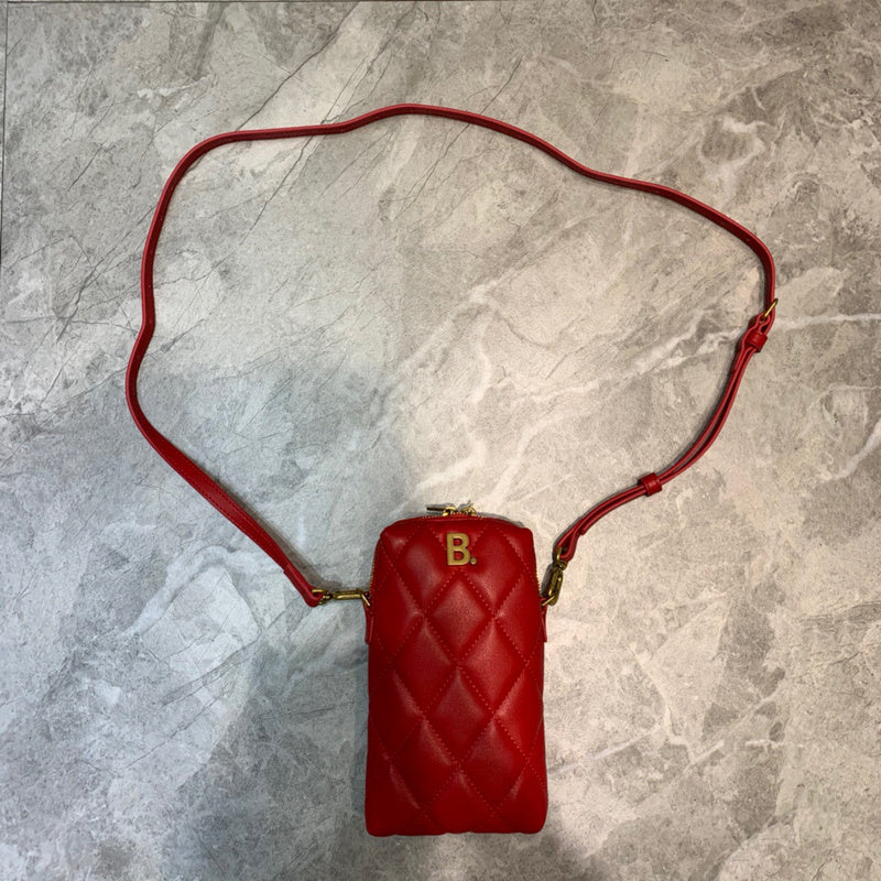 Refined Premium PU Leather Handbag - Signature Hardware Accents | Women's Designer-Inspired Purse #1045 - side angle view (image 2) of designer-inspired handbag