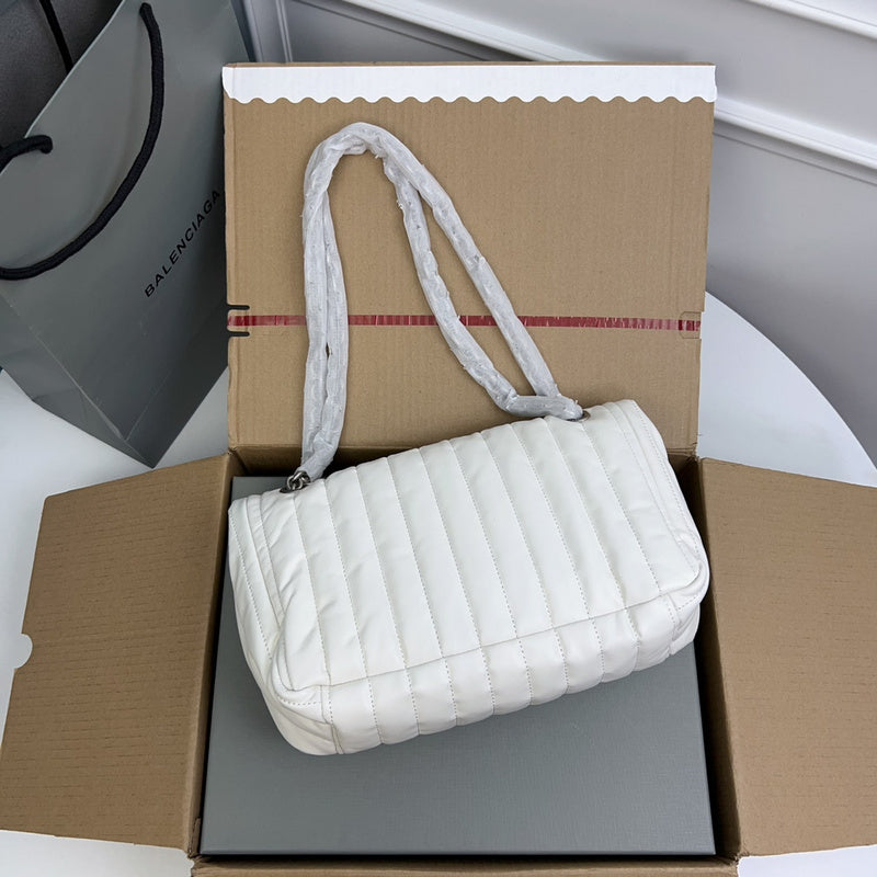 Zivas Charm Polished Finish Statement Handbag (Designer-Inspired Craftsmanship) – Side Profile