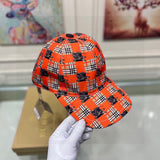 Front view of Burberry unisex cap