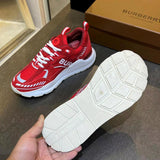 Burberry Black Chunky Platform Sneakers - Lifestyle Styling Shot