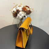 Close-up detail of graceful bag design