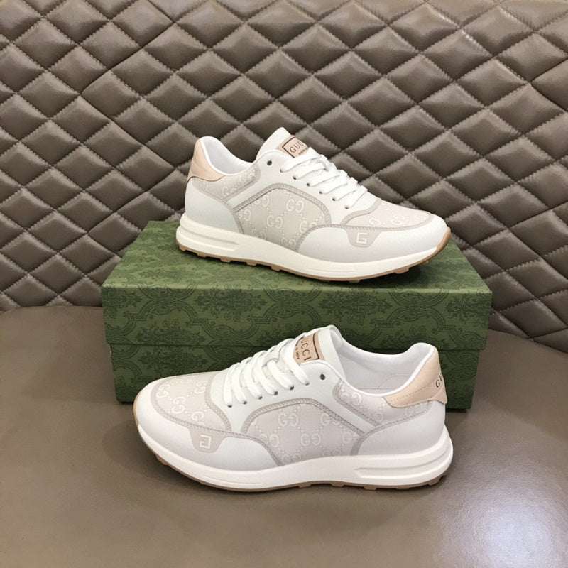Gucci bold contrast luxury sneakers view 8 minimalist modern build