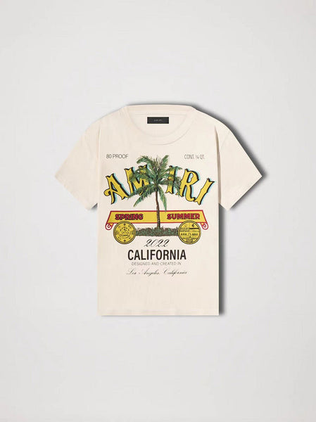 Amiri luxury t-shirt detail shot