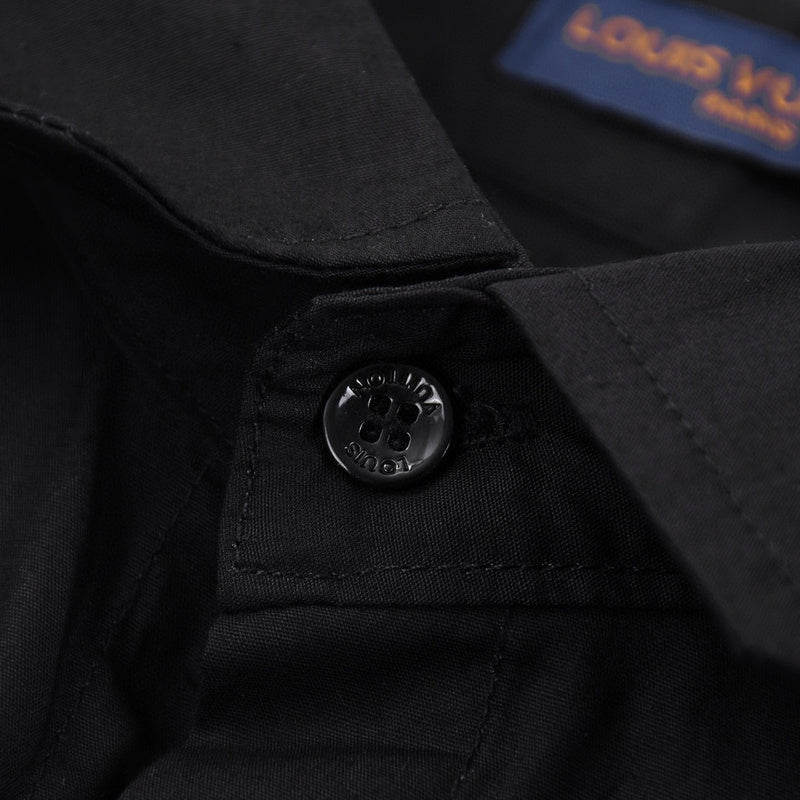 Full styled look of Louis Vuitton luxury clothing with streetwear-inspired cut