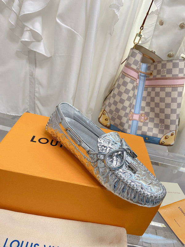 Louis Vuitton shoes Style 335 - front view, timeless elegant design (alternate angle)
